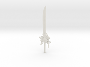 1:12 Miniature Engine Blade - Final Fantasy 15 in White Natural Versatile Plastic: 1:12