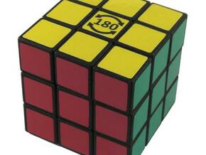 3x3x3 Cube - Limited to 180 degrees on one axis in White Natural Versatile Plastic