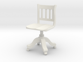 Period Office Chair  in White Natural Versatile Plastic
