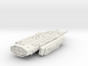 Ancient Corvette clas ship - 210 mm hollow in White Natural Versatile Plastic