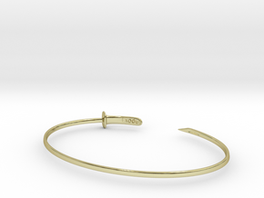 Zanpakuto bracelet in 18k Gold Plated Brass