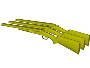1/25 scale Stoeger Coach Gun shotguns x 3 in Clear Ultra Fine Detail Plastic