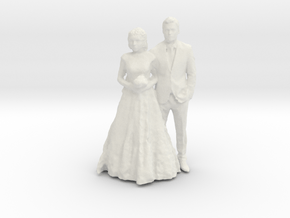 Printle S Couple 122 - 1/24 - wob in White Natural Versatile Plastic