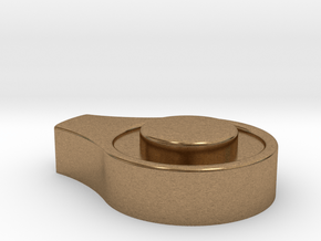 Wingleader Back Rest Hub Cup (replacement part) in Natural Brass