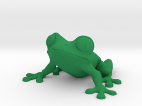frog in Green Processed Versatile Plastic