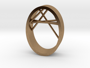 Agguvo Ring in Natural Brass