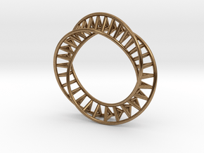 Bruc Ring in Natural Brass
