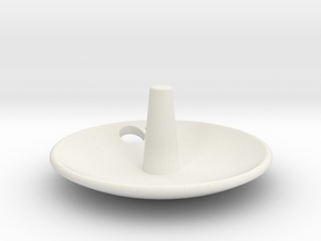Enterprise Jewelry Dish Full Cut Out in White Natural Versatile Plastic