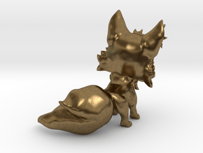 Chibi Fox in Natural Bronze: Extra Small
