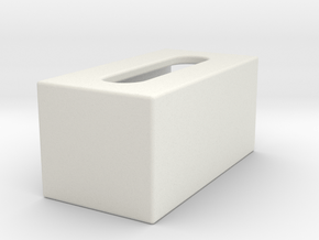 衛生紙盒.stl in White Natural Versatile Plastic: Medium