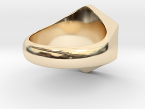 Lotus Ring in 14k Gold Plated Brass: 5 / 49
