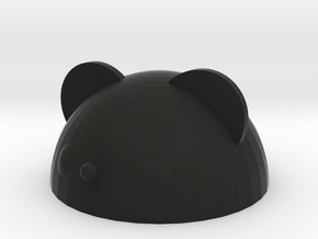bear paperweight in Black Natural Versatile Plastic