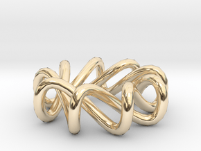 RING RING in 14k Gold Plated Brass: Small