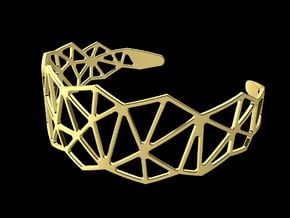 Bracelet - Triangle 01 in 14K Yellow Gold: Small