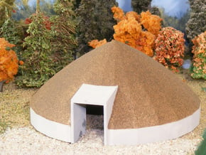 Salt Dome - HOscale in White Natural Versatile Plastic