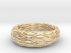 Impulse ring in 14k Gold Plated Brass