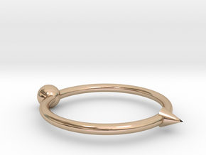 Remind in 14k Rose Gold Plated Brass