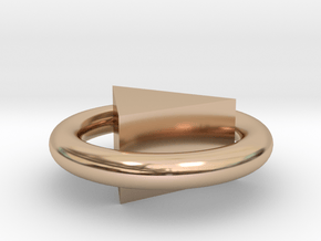 Ťriangle in 14k Rose Gold