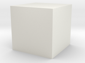 Building Blocks in White Natural Versatile Plastic