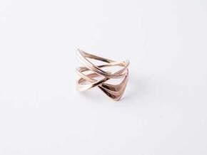 Milkyway Ring size US 7.5  in 14k Rose Gold Plated Brass
