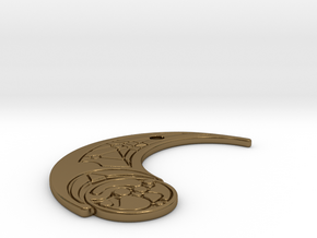 TLJ Pendant (Single) in Polished Bronze