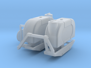 1/64 Saddle tanks in Tan Fine Detail Plastic
