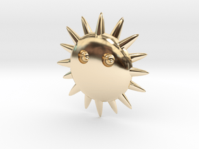 Sun ornaments in 14k Gold Plated Brass