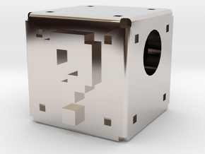 Question Cube [pendant] in Platinum