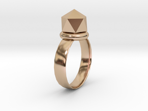 Rings in 14k Rose Gold Plated Brass