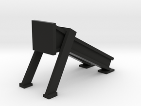 Bumper - modern HO 87:1 Scale in Black Natural Versatile Plastic