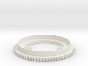 Turret Ring v0.2 in White Natural Versatile Plastic