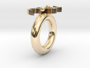 Special leaves in 14K Yellow Gold