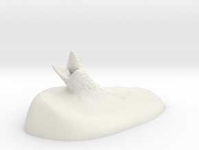 Sandworm in White Natural Versatile Plastic: Small