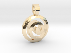 Uzumaki Family [pendant] in 14k Gold Plated Brass