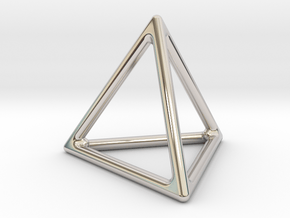 Simply Shapes Homewares Triangle in Rhodium Plated Brass