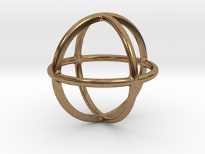 Simply Shapes Homewares Circle in Natural Brass