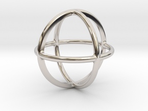 Simply Shapes Homewares Circle in Rhodium Plated Brass