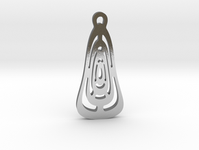 "No way out" Pendant in Polished Silver