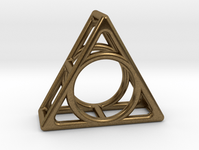 Simply Shapes Rings Triangle in Natural Bronze: 3.25 / 44.625