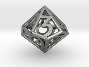 D10 Balanced - Numbers Only in Natural Silver