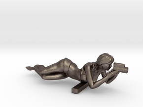 Rail_Figure_Spotter-G_Metal_Body in Polished Bronzed Silver Steel