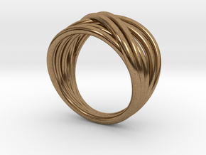 Ring SST in Natural Brass
