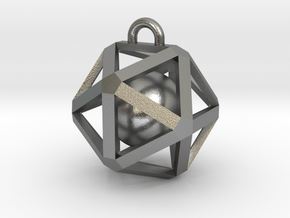 Caged Ball in Natural Silver (Interlocking Parts)