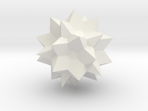 Go Geometric Homeware Star in White Natural Versatile Plastic: Small