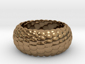 Ring Reptile style in Natural Brass