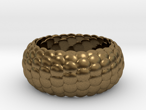 Ring Reptile style in Natural Bronze