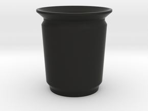 Modern Pencil Cup - Med / Desk Accessories in Black Premium Versatile Plastic