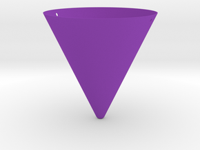 Hanging Cone Planter in Purple Processed Versatile Plastic