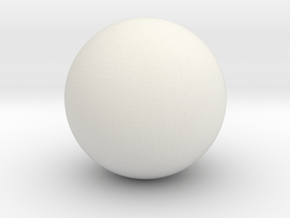 Ball Head for ModiBot in White Natural Versatile Plastic