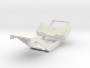 Wraith Chassis in White Natural Versatile Plastic